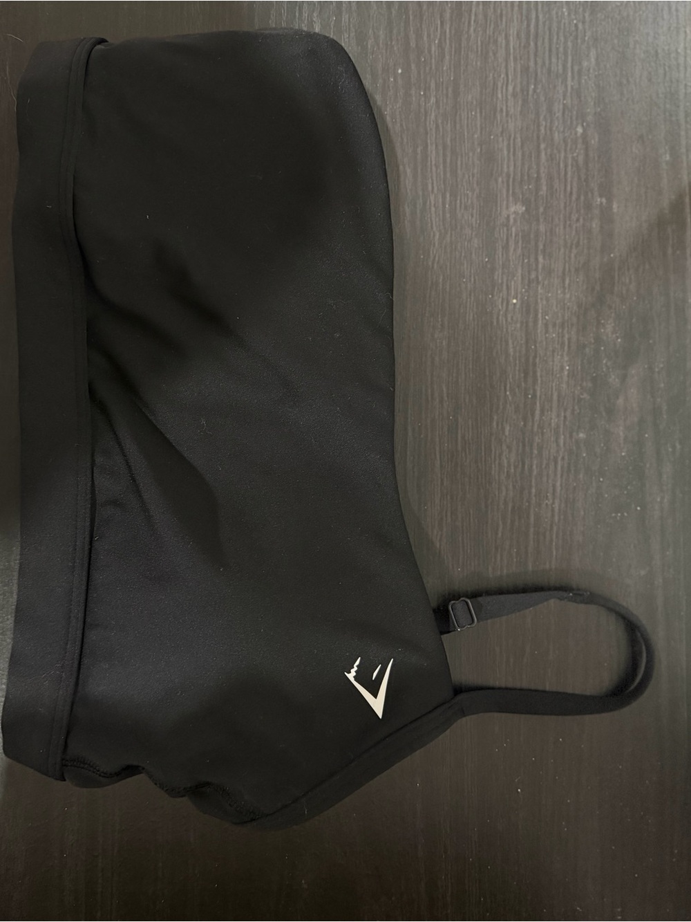 Gymshark Black Padded Sports Bra with Removable Straps